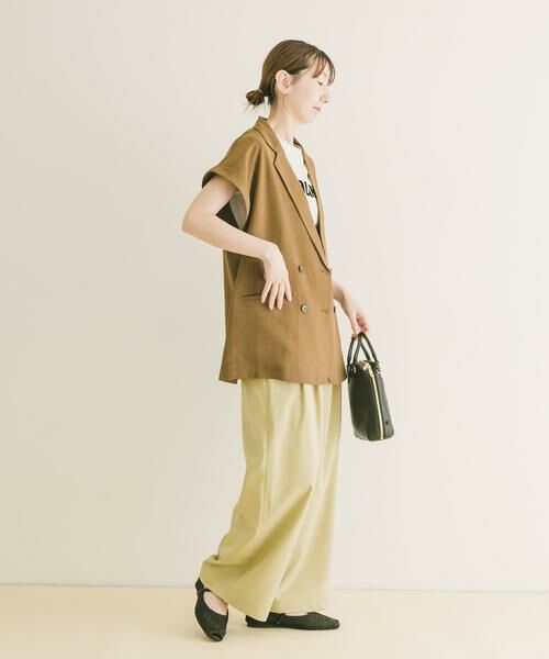 URBAN RESEARCH ITEMS / アーバンリサーチ アイテムズ ベスト | 『洗濯可』SMOOTH LINEN TOUCH ジレ | 詳細4