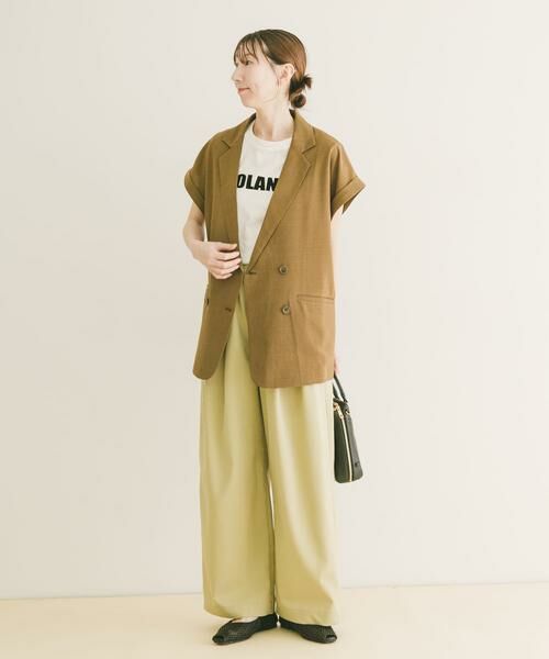 URBAN RESEARCH ITEMS / アーバンリサーチ アイテムズ ベスト | 『洗濯可』SMOOTH LINEN TOUCH ジレ | 詳細5