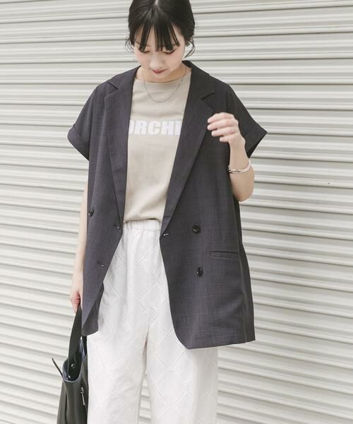 URBAN RESEARCH ITEMS / アーバンリサーチ アイテムズ ベスト | 『洗濯可』SMOOTH LINEN TOUCH ジレ | 詳細9