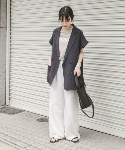 URBAN RESEARCH ITEMS / アーバンリサーチ アイテムズ ベスト | 『洗濯可』SMOOTH LINEN TOUCH ジレ | 詳細11