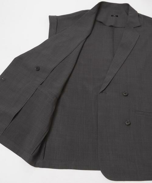 URBAN RESEARCH ITEMS / アーバンリサーチ アイテムズ ベスト | 『洗濯可』SMOOTH LINEN TOUCH ジレ | 詳細14