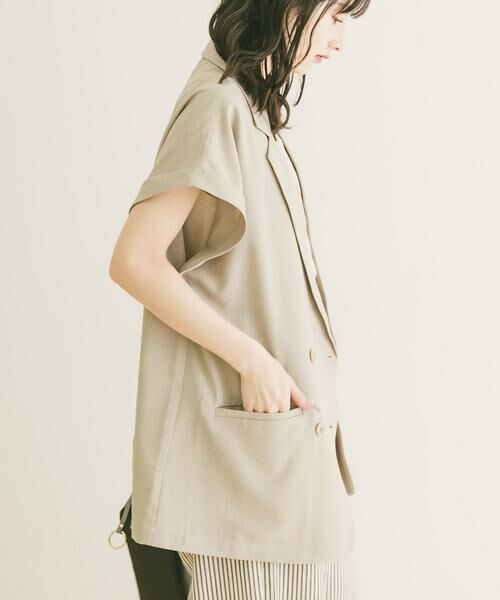 URBAN RESEARCH ITEMS / アーバンリサーチ アイテムズ ベスト | 『洗濯可』SMOOTH LINEN TOUCH ジレ | 詳細20