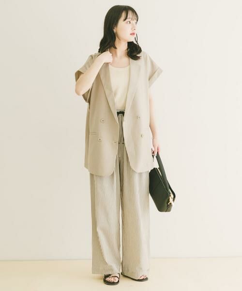 URBAN RESEARCH ITEMS / アーバンリサーチ アイテムズ ベスト | 『洗濯可』SMOOTH LINEN TOUCH ジレ | 詳細22