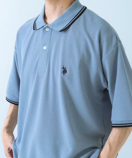 URBAN RESEARCH ITEMS / アーバンリサーチ アイテムズ ポロシャツ | U.S. POLO ASSN　カノコポロシャツ（ブルー）