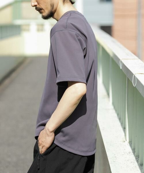 URBAN RESEARCH ITEMS / アーバンリサーチ アイテムズ Tシャツ | 『吸水速乾/毛玉防止/UVカット』PERFECTEX ハニカム クルーネックTシャツ | 詳細14