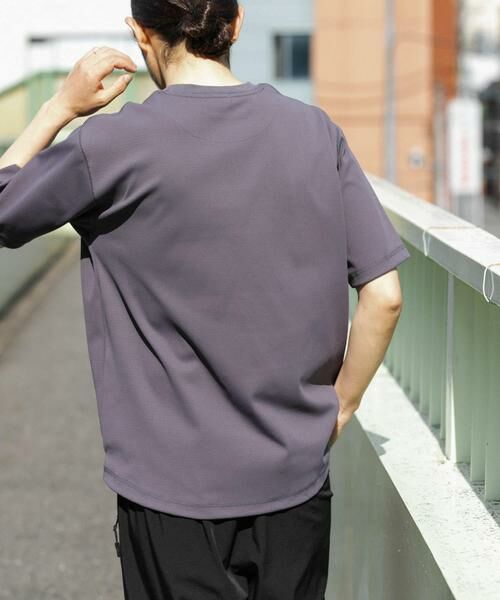 URBAN RESEARCH ITEMS / アーバンリサーチ アイテムズ Tシャツ | 『吸水速乾/毛玉防止/UVカット』PERFECTEX ハニカム クルーネックTシャツ | 詳細15