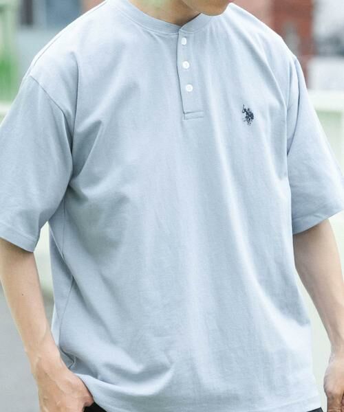 URBAN RESEARCH ITEMS / アーバンリサーチ アイテムズ Tシャツ | U.S. POLO ASSN　天竺ヘンリーTシャツ | 詳細1