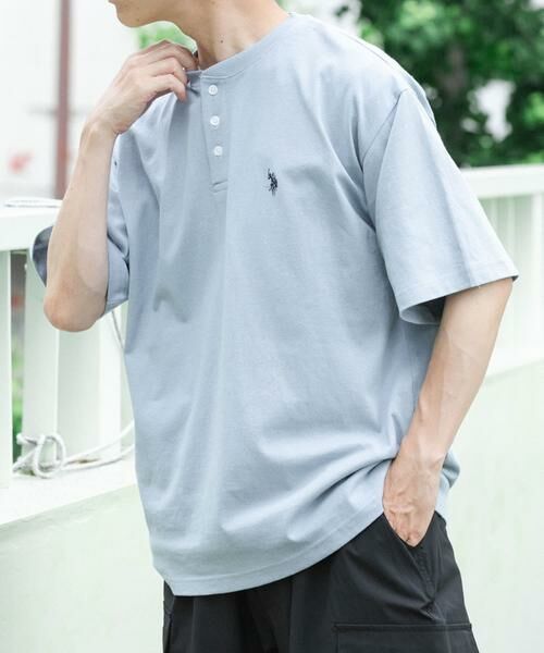 URBAN RESEARCH ITEMS / アーバンリサーチ アイテムズ Tシャツ | U.S. POLO ASSN　天竺ヘンリーTシャツ | 詳細3