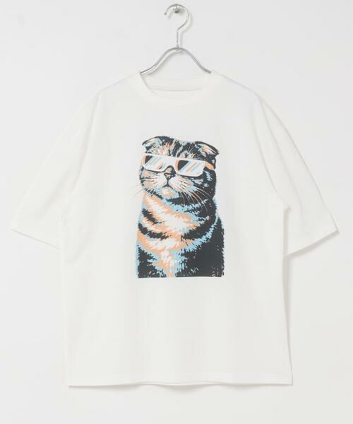 URBAN RESEARCH ITEMS / アーバンリサーチ アイテムズ Tシャツ | 『接触冷感/吸水速乾/UVカット』ANIMAL IN SHADES プリントTシャツ | 詳細7