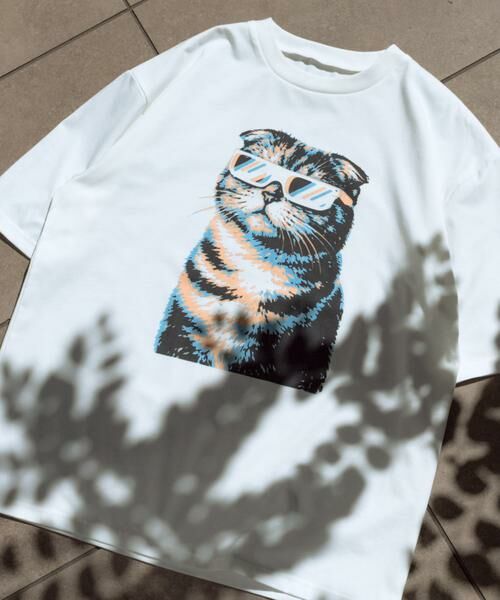URBAN RESEARCH ITEMS / アーバンリサーチ アイテムズ Tシャツ | 『接触冷感/吸水速乾/UVカット』ANIMAL IN SHADES プリントTシャツ（その他1）