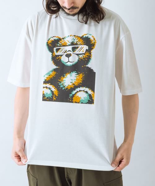URBAN RESEARCH ITEMS / アーバンリサーチ アイテムズ Tシャツ | 『接触冷感/吸水速乾/UVカット』ANIMAL IN SHADES プリントTシャツ | 詳細12