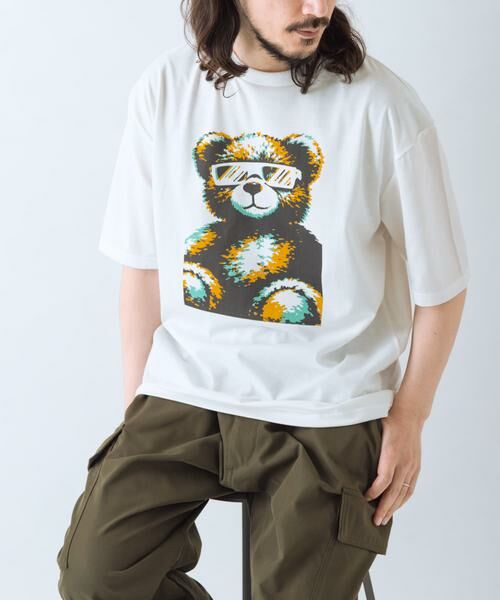 URBAN RESEARCH ITEMS / アーバンリサーチ アイテムズ Tシャツ | 『接触冷感/吸水速乾/UVカット』ANIMAL IN SHADES プリントTシャツ | 詳細14