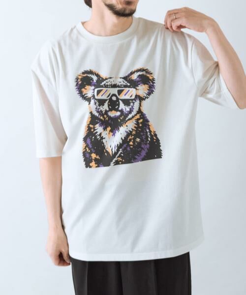URBAN RESEARCH ITEMS / アーバンリサーチ アイテムズ Tシャツ | 『接触冷感/吸水速乾/UVカット』ANIMAL IN SHADES プリントTシャツ | 詳細18