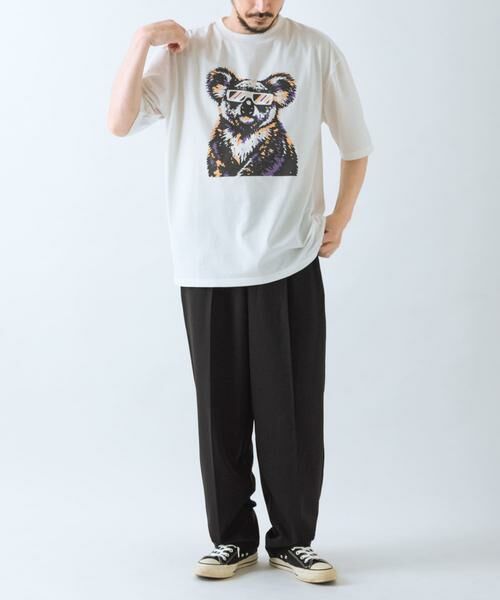 URBAN RESEARCH ITEMS / アーバンリサーチ アイテムズ Tシャツ | 『接触冷感/吸水速乾/UVカット』ANIMAL IN SHADES プリントTシャツ | 詳細19