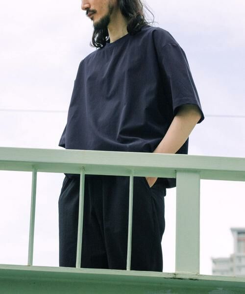 URBAN RESEARCH ITEMS / アーバンリサーチ アイテムズ Tシャツ | 『接触冷感/速乾/イージーケア』WINDY MESH ジップポケットTシャツ | 詳細1