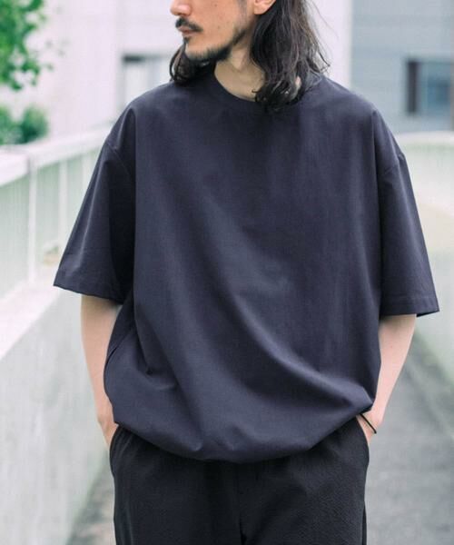 URBAN RESEARCH ITEMS / アーバンリサーチ アイテムズ Tシャツ | 『接触冷感/速乾/イージーケア』WINDY MESH ジップポケットTシャツ | 詳細2