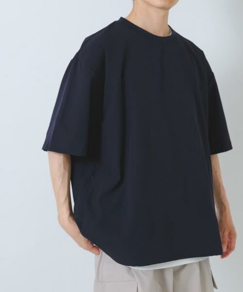 URBAN RESEARCH ITEMS / アーバンリサーチ アイテムズ Tシャツ | 『接触冷感/速乾/イージーケア』WINDY MESH ジップポケットTシャツ | 詳細4