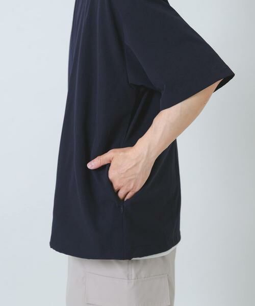 URBAN RESEARCH ITEMS / アーバンリサーチ アイテムズ Tシャツ | 『接触冷感/速乾/イージーケア』WINDY MESH ジップポケットTシャツ | 詳細8