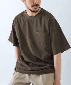 URBAN RESEARCH ITEMS / アーバンリサーチ アイテムズ Tシャツ | 接触冷感 ツイル ポケット Tシャツ