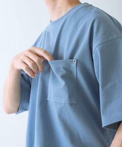URBAN RESEARCH ITEMS / アーバンリサーチ アイテムズ Tシャツ | 接触冷感 ツイル ポケット Tシャツ