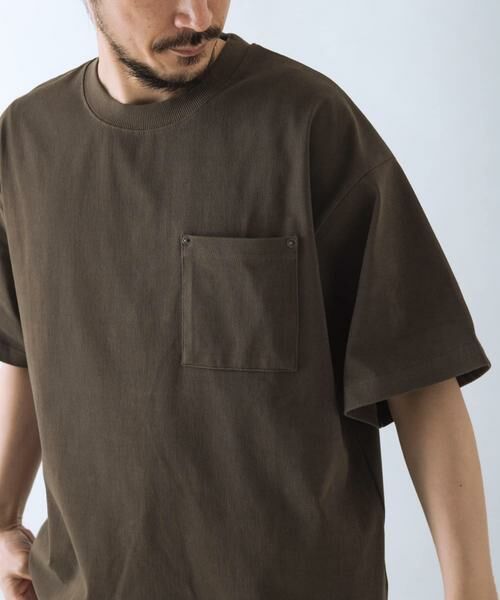 URBAN RESEARCH ITEMS / アーバンリサーチ アイテムズ Tシャツ | 接触冷感 ツイル ポケット Tシャツ | 詳細1