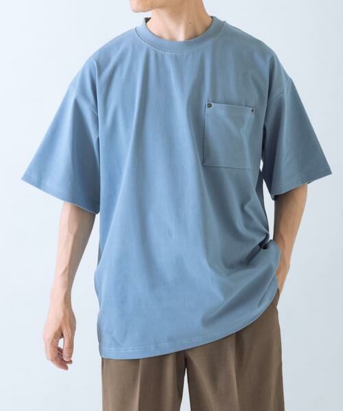 URBAN RESEARCH ITEMS / アーバンリサーチ アイテムズ Tシャツ | 接触冷感 ツイル ポケット Tシャツ | 詳細16