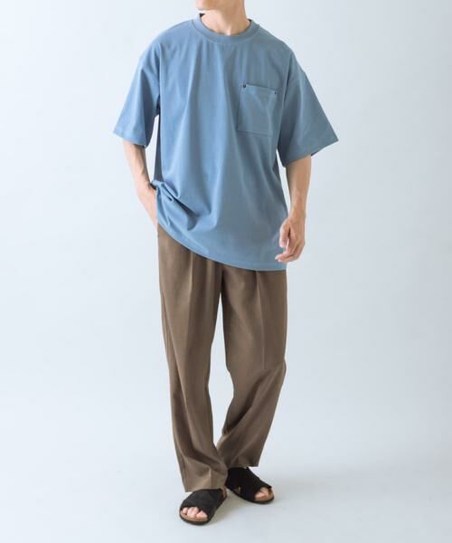 URBAN RESEARCH ITEMS / アーバンリサーチ アイテムズ Tシャツ | 接触冷感 ツイル ポケット Tシャツ | 詳細17