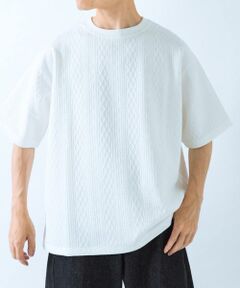 URBAN RESEARCH ITEMS / アーバンリサーチ アイテムズ Tシャツ | 冷感+速乾 ジャカード Tシャツ