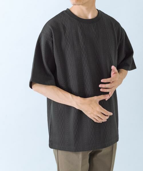 URBAN RESEARCH ITEMS / アーバンリサーチ アイテムズ Tシャツ | 冷感+速乾 ジャカード Tシャツ | 詳細5