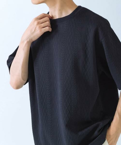 URBAN RESEARCH ITEMS / アーバンリサーチ アイテムズ Tシャツ | 冷感+速乾 ジャカード Tシャツ | 詳細9