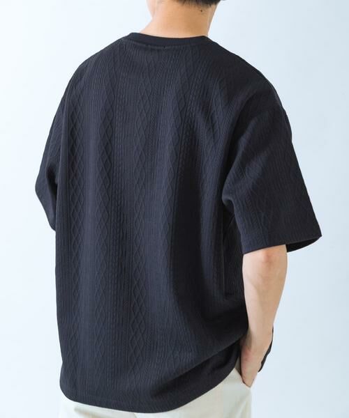 URBAN RESEARCH ITEMS / アーバンリサーチ アイテムズ Tシャツ | 冷感+速乾 ジャカード Tシャツ | 詳細10