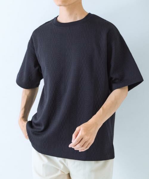 URBAN RESEARCH ITEMS / アーバンリサーチ アイテムズ Tシャツ | 冷感+速乾 ジャカード Tシャツ | 詳細12