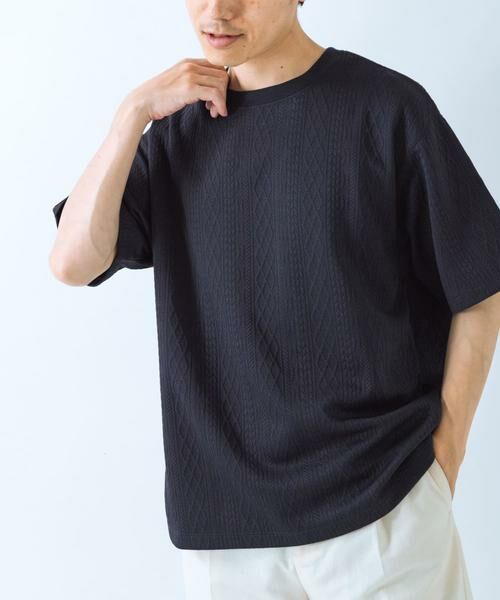 URBAN RESEARCH ITEMS / アーバンリサーチ アイテムズ Tシャツ | 冷感+速乾 ジャカード Tシャツ | 詳細13
