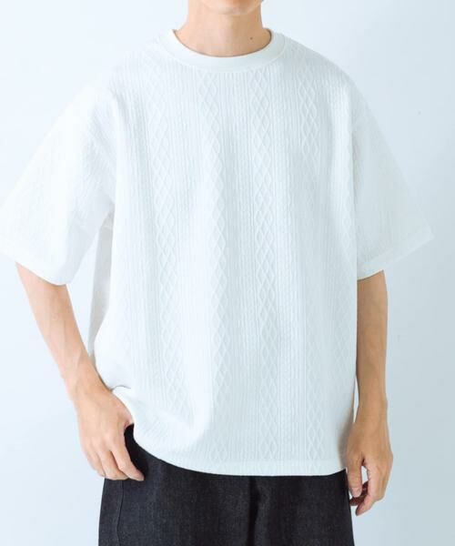 URBAN RESEARCH ITEMS / アーバンリサーチ アイテムズ Tシャツ | 冷感+速乾 ジャカード Tシャツ | 詳細25