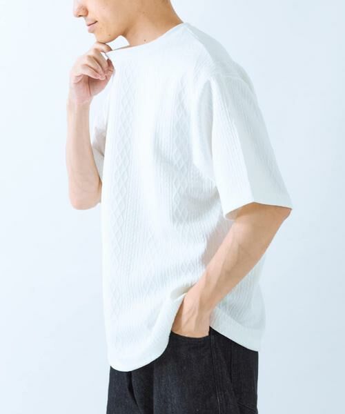 URBAN RESEARCH ITEMS / アーバンリサーチ アイテムズ Tシャツ | 冷感+速乾 ジャカード Tシャツ | 詳細26