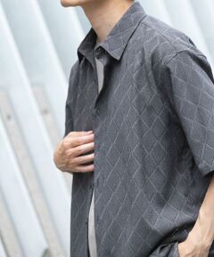 URBAN RESEARCH ITEMS / アーバンリサーチ アイテムズ シャツ・ブラウス | ジオメレース レギュラーカラー 半袖シャツ