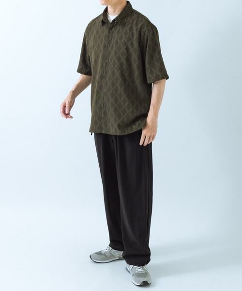 URBAN RESEARCH ITEMS / アーバンリサーチ アイテムズ シャツ・ブラウス | ジオメレース レギュラーカラー 半袖シャツ | 詳細6