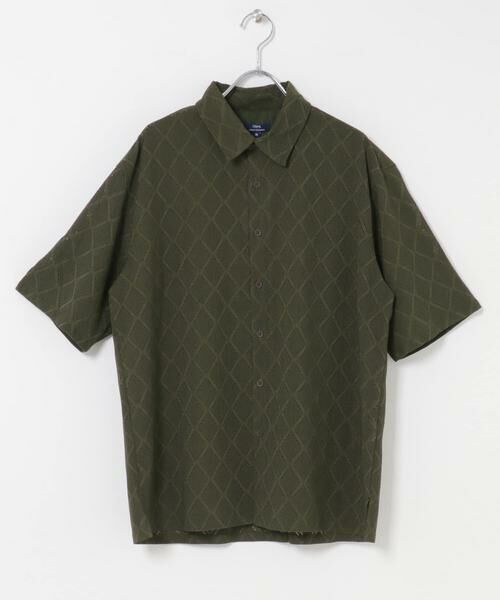URBAN RESEARCH ITEMS / アーバンリサーチ アイテムズ シャツ・ブラウス | ジオメレース レギュラーカラー 半袖シャツ | 詳細7