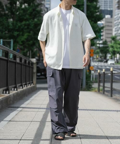 URBAN RESEARCH ITEMS / アーバンリサーチ アイテムズ シャツ・ブラウス | ジオメレース レギュラーカラー 半袖シャツ | 詳細12