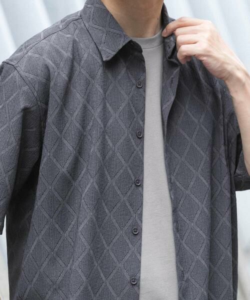 URBAN RESEARCH ITEMS / アーバンリサーチ アイテムズ シャツ・ブラウス | ジオメレース レギュラーカラー 半袖シャツ | 詳細23