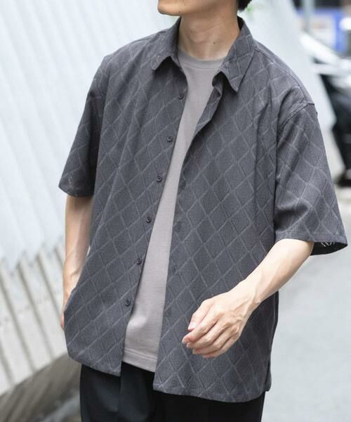 URBAN RESEARCH ITEMS / アーバンリサーチ アイテムズ シャツ・ブラウス | ジオメレース レギュラーカラー 半袖シャツ | 詳細25