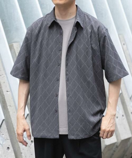 URBAN RESEARCH ITEMS / アーバンリサーチ アイテムズ シャツ・ブラウス | ジオメレース レギュラーカラー 半袖シャツ | 詳細26