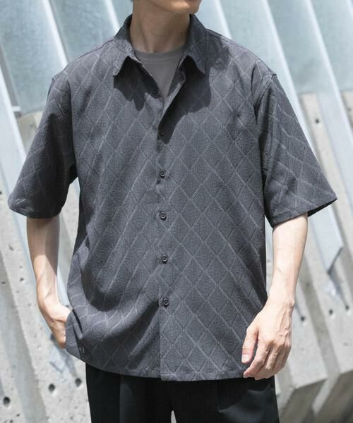 URBAN RESEARCH ITEMS / アーバンリサーチ アイテムズ シャツ・ブラウス | ジオメレース レギュラーカラー 半袖シャツ | 詳細28