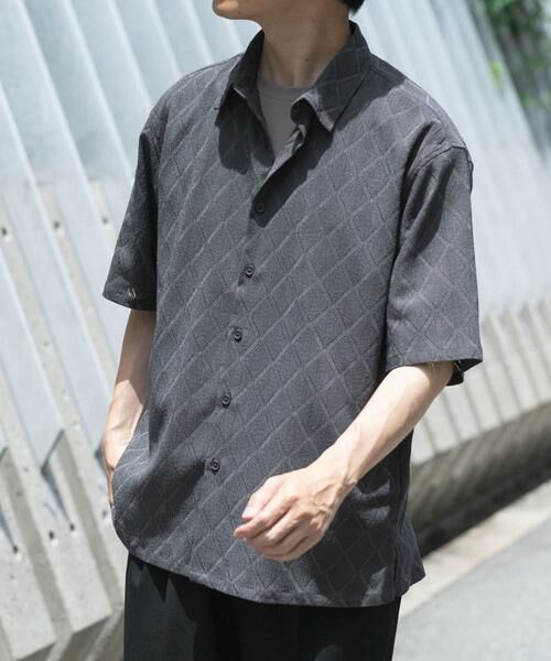 URBAN RESEARCH ITEMS / アーバンリサーチ アイテムズ シャツ・ブラウス | ジオメレース レギュラーカラー 半袖シャツ | 詳細29