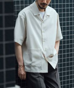 URBAN RESEARCH ITEMS / アーバンリサーチ アイテムズ シャツ・ブラウス | 『吸水速乾/イージーケア』リネンブレンド高機能半袖コーチシャツ