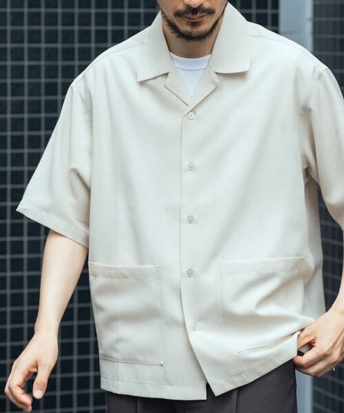 URBAN RESEARCH ITEMS / アーバンリサーチ アイテムズ シャツ・ブラウス | 『吸水速乾/イージーケア』リネンブレンド高機能半袖コーチシャツ | 詳細11