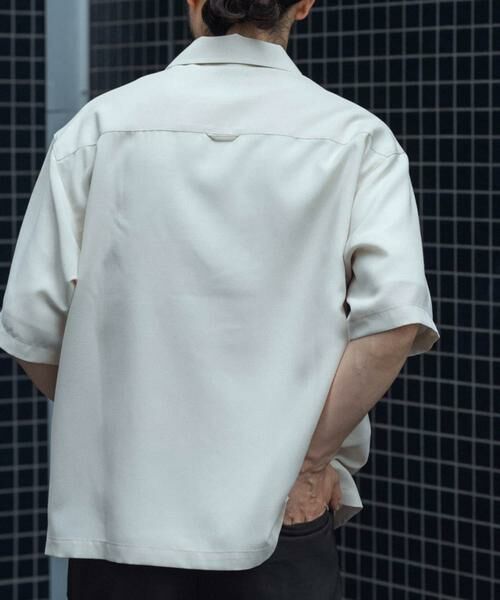 URBAN RESEARCH ITEMS / アーバンリサーチ アイテムズ シャツ・ブラウス | 『吸水速乾/イージーケア』リネンブレンド高機能半袖コーチシャツ | 詳細14