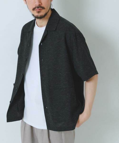 URBAN RESEARCH ITEMS / アーバンリサーチ アイテムズ シャツ・ブラウス | 『吸水速乾/イージーケア』リネンブレンド高機能半袖コーチシャツ | 詳細20
