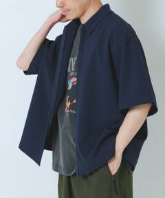 URBAN RESEARCH ITEMS / アーバンリサーチ アイテムズ シャツ・ブラウス | 2WAYストレッチ半袖ジップアップシャツ