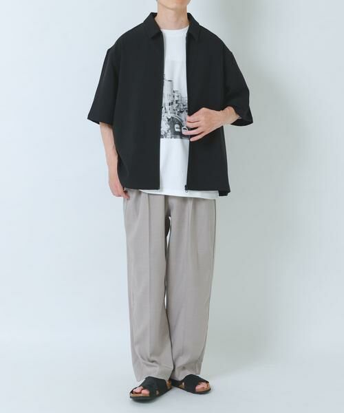 URBAN RESEARCH ITEMS / アーバンリサーチ アイテムズ シャツ・ブラウス | 2WAYストレッチ半袖ジップアップシャツ | 詳細17